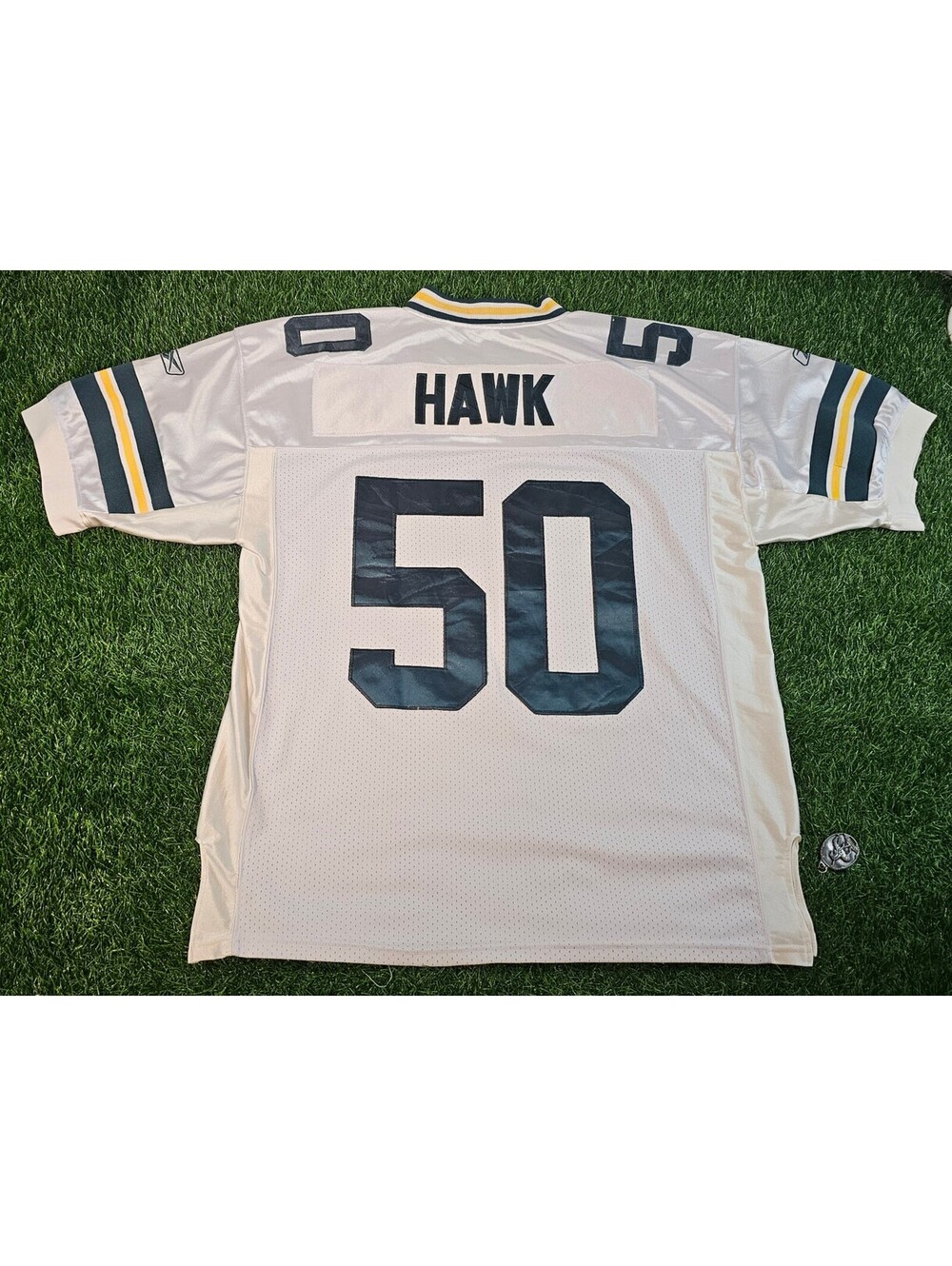 Vintage Green Bay Packers Jersey #50 Hawk Football Size 48